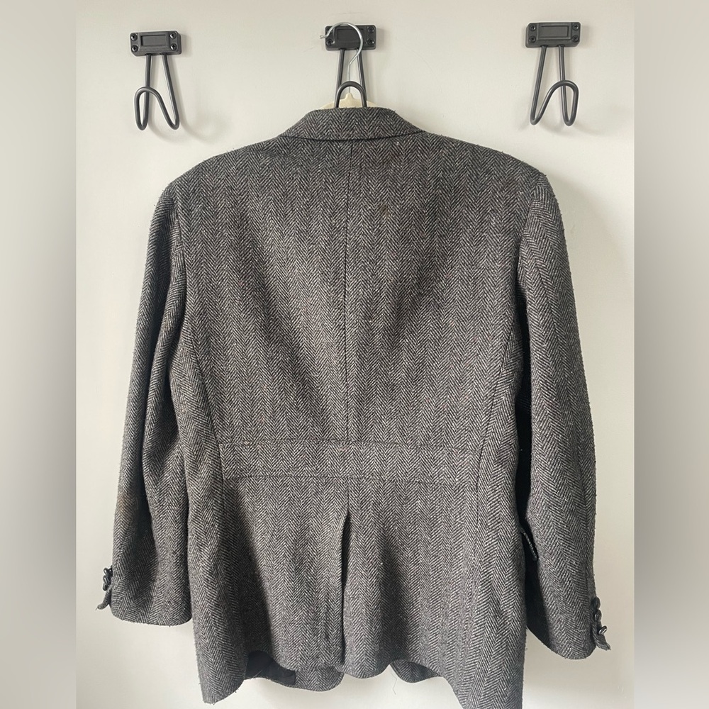 Vintage The Sovereign Men’s Suit Jacket Sport coat Blazer wool herringbone lined - Picture 5 of 12